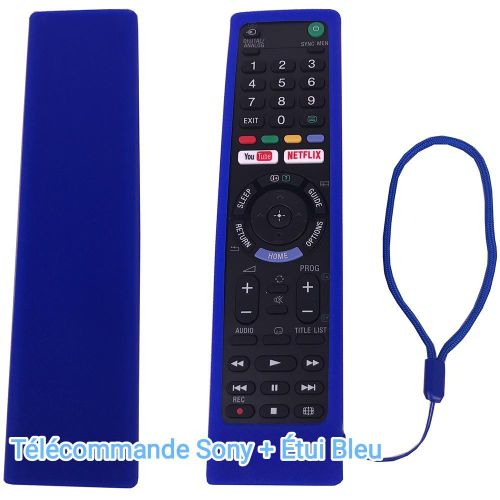 Télécommande Sony Télé androïde + Étui protection
