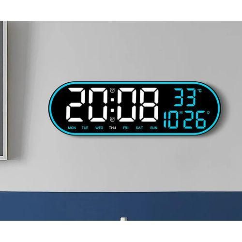 Grande Horloge Murale Numérique à LED