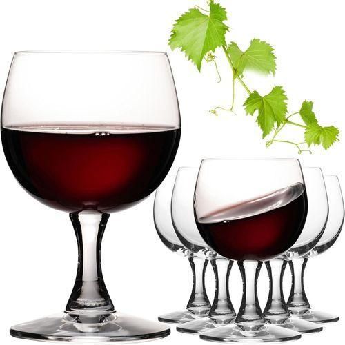 Lot de 6 petits verres à vin 250 ml - En verre Crystalline