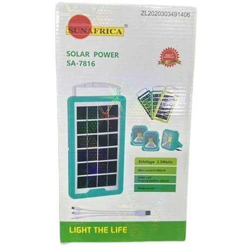 Lampe Solaire- Chargeur De Téléphone