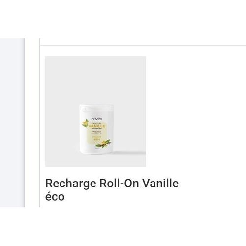 Recharge Roll On vanille Blanc