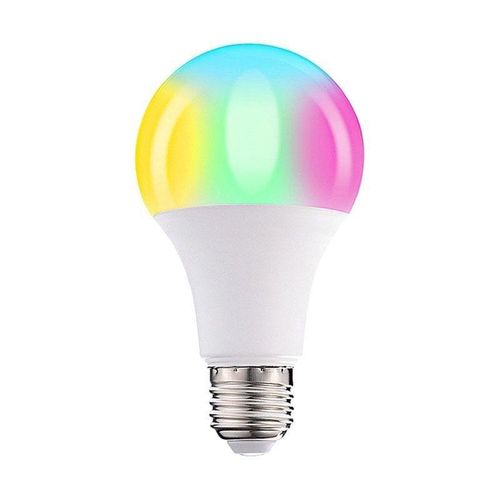 Ampoule Connectée Led 5W RGB sept lumières colorées E27 bouchon à vis