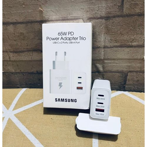 Chargeur rapide Samsung Type C, 65W pour A15, A16, A55, A25, S23, S24, S25, compatible avec les modèles Galaxy S25, S24, S23, S22, S21, S20, Ultra, Plus, FE, Note 20/10, Z Fold, Z Flip