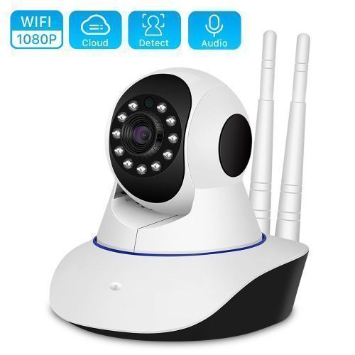 Robot Camera Wifi Smart Net Avec Rotation De 360 ​​Degrés - Blanc