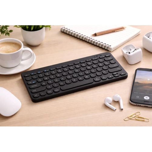 Clavier Sans Fil Compact – Confort et Simplicité