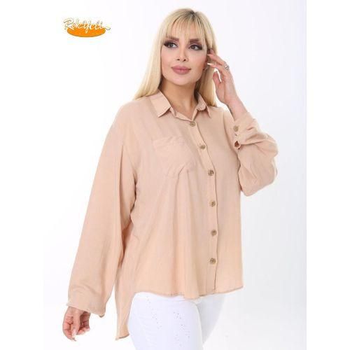 Mode Chemisier Beige Uni