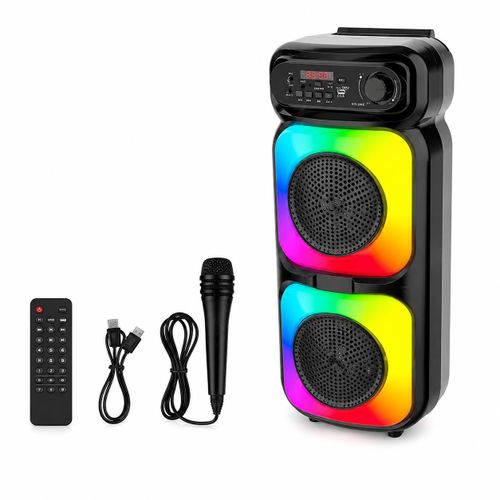 Enceinte Karaoké ZQS 4 Party – LED RGB & Bluetooth 5.0
