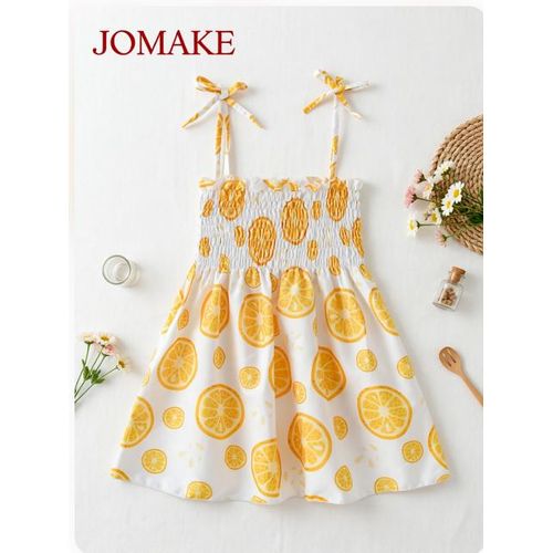 Robe à bretelles pour filles 1-7 ans