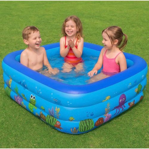 Piscine Gonflable Rectangulaire – 210 x 150 x 60 cm