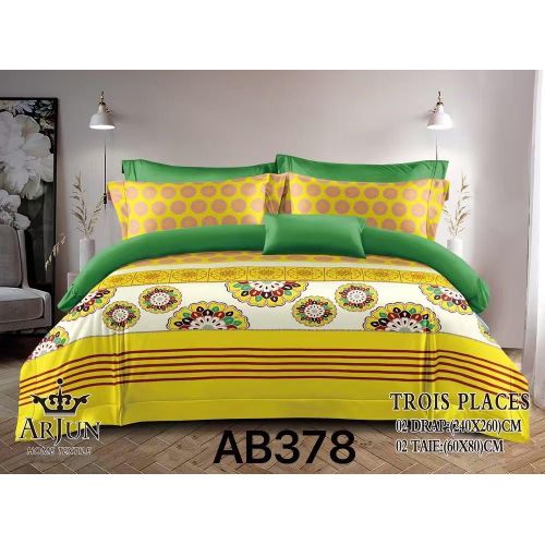 Drap Complet 3 Places Lumineux – Style Bohème Chic et Coloré