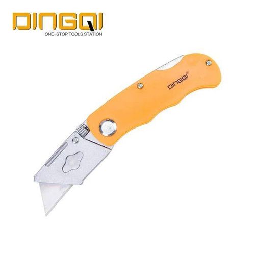 DINGQI Couteau Cutter Pliable + 5 Lames De Remplacement
