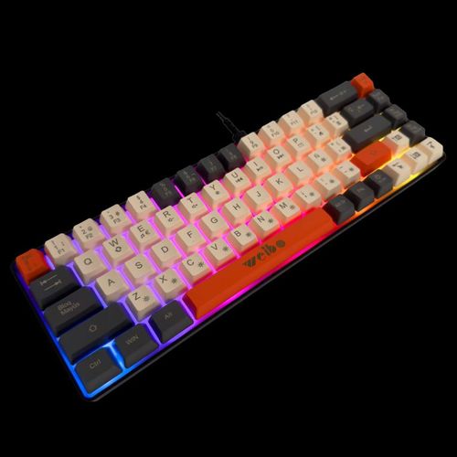 Teclado Gamer Compacto Weibo WB-333 RGB