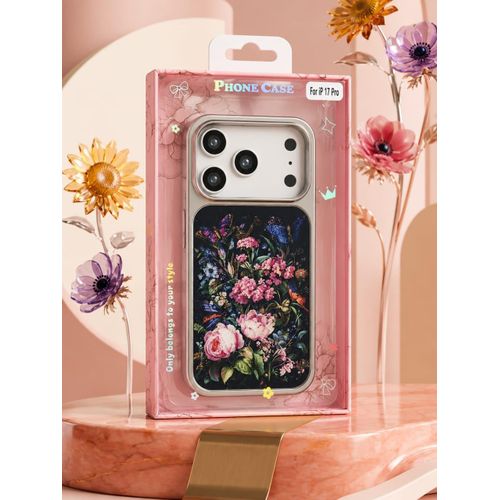 Coque iPhone 17 Pro Motif Fleurs et Papillons