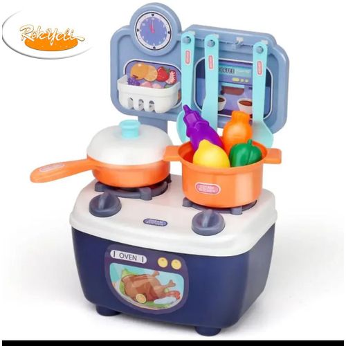Cuisine Jouet Enfant Multifonction Dream Kitchen – Mini Cuisine Complète avec Ustensiles, Évier et Accessoires Alimentaires