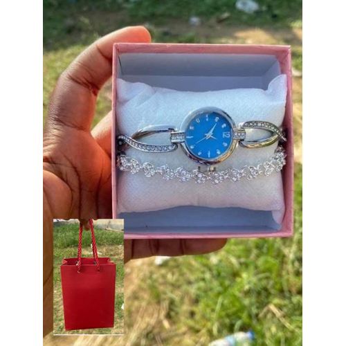 Montre femme+ bracelet + sac offert