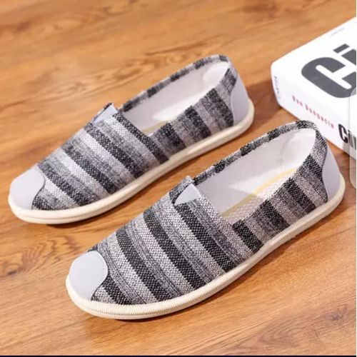 Espadrilles Noir Blanc Gris