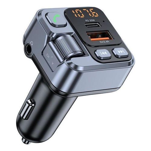Kit voiture Chargeur rapide, Bluetooth5.1, émetteur FM sans fil