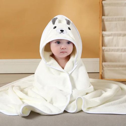 COUVERTURE À CAPUCHE OU SORTIE DE BAIN BÉBÉ