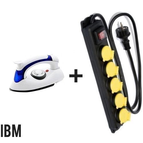 Fer A Repasser Pliable + Une Rallonge De 5 Prises