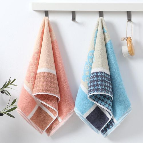 Lot de 2 serviettes visage épaisses, douces et absorbantes