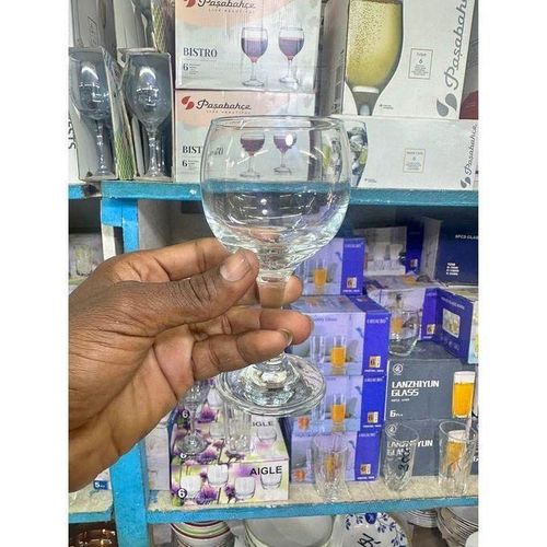 Magnifique Lot De 6 Coupes De Verre Transparent