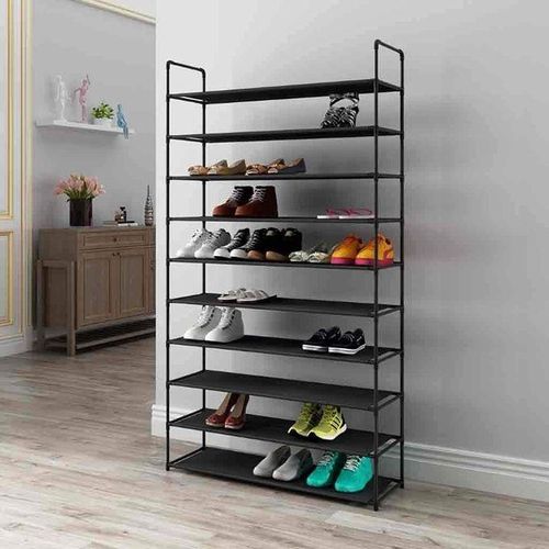 Étagère à Chaussures En Métal à 8 Niveaux