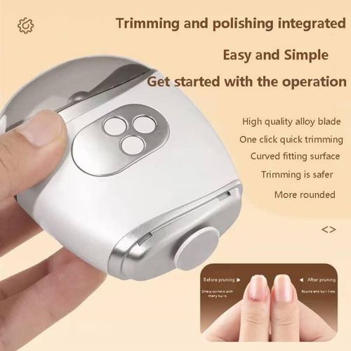 Coupe-Ongles Électrique Multifonction – Coupe et Polissage Automatique