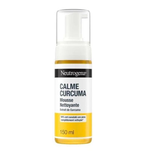 Gel moussant nettoyant extrait de curcuma NEUTROGENA 150ml calme curcuma nettoie en douceur sans assécher la peau. Peaux sensibles