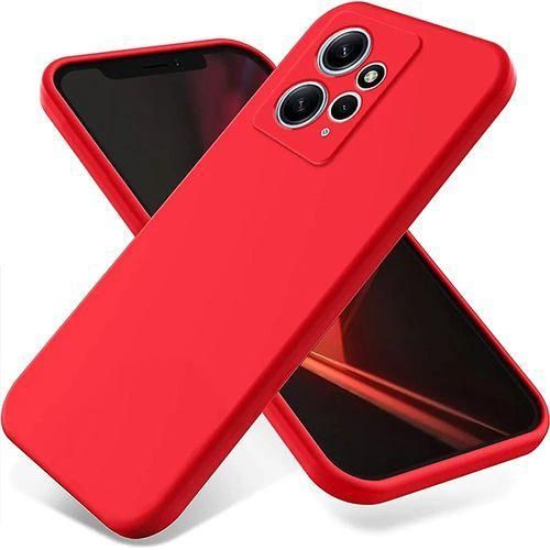Coque Silicone Compatible Pour Xiaomi Redmi Note 12 4G Avec 2Antichocs - Rouge
