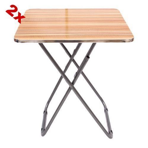 2 Tables Pliable- Marron