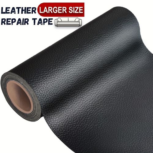 Rouleau de ruban adhésif de réparation pour cuir artifi-ciel - Kit de réparation DIY auto-adhésif en PVC haute résistance