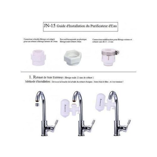 Filtre A Eau MOD 2 Purificateur De Robinet Avec Cartouche Offerte