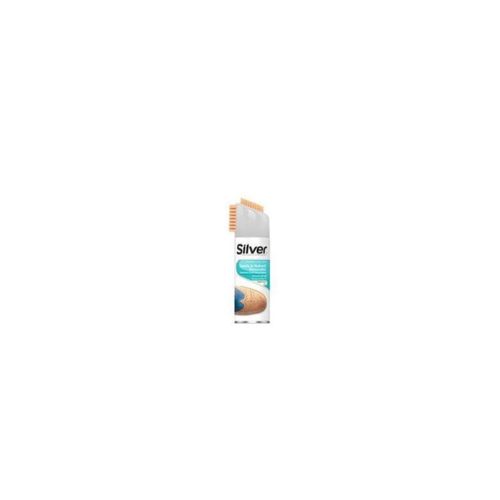 SILVER Shoe Care Specialist - Spray Rénovateur pour Daim & Nubuck - Incolore avec Brosse Double Face Intégrée