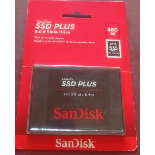 SSD Plus SSD 500 Go, Disque SSD Interne, SATA III 2.5, Vitesse de Lecture jusqu'à 535 MB/s, Mettez Votre Ordinateur à Niveau avec Un Disque SSD Rapide