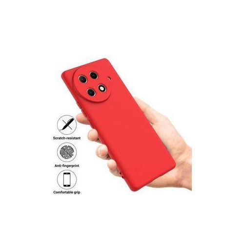 Coque Silicone Compatible Pour Tecno Camon 30 S - ROUGE