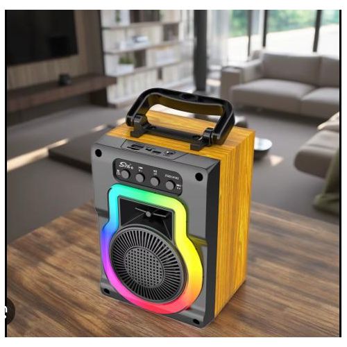 Haut-Parleur Bluetooth Portable avec Lumière LED – Son Puissant et Design Moderne