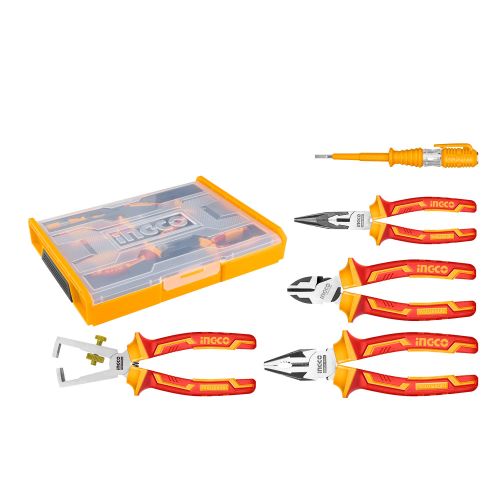 JEU DE 5 OUTILS A MAIN ISOLE HKTV01P051