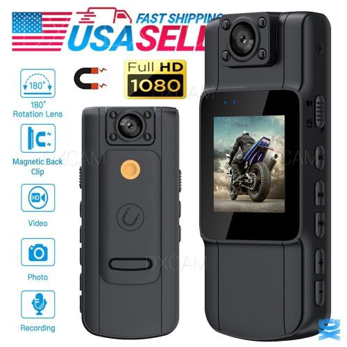Mini caméra portable, caméra numérique sans Wifi HD 1080P, enregi-streur