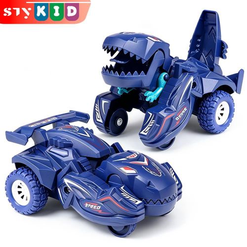 Enfants inertiels dinosaure Collision voiture jouet enfants amusement Collision Transfor voitures pour les années 3+