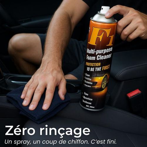 Nettoyant mousse multi-usages 650 ml avec brosse F1