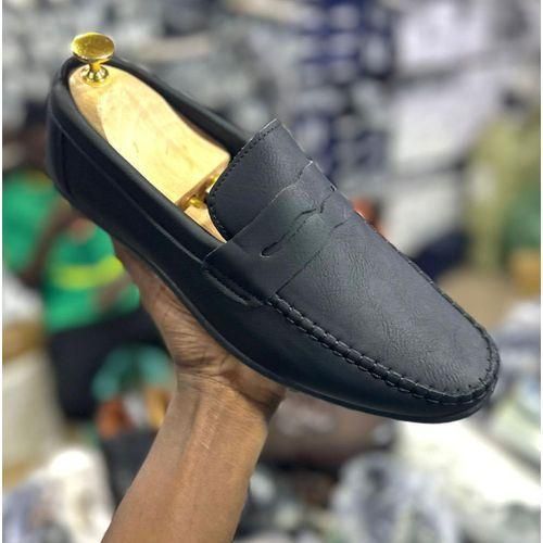 Mode Chaussures de Ville Homme Chaussures Pour Hommes Décontractées Mocassin - Noir