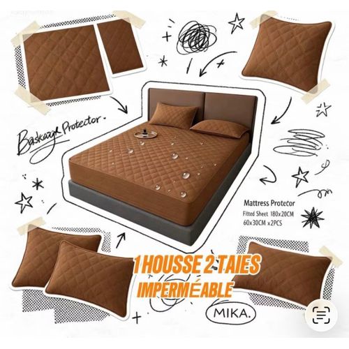 Protège matelas imperméable 3 places