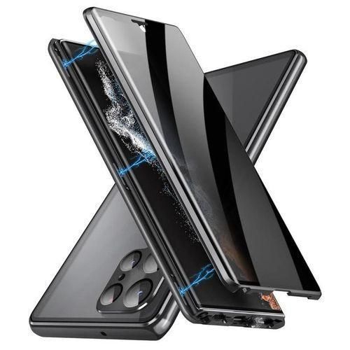 Coque Magnétique Compatible Samsung Galaxy S23 Ultra - Noir