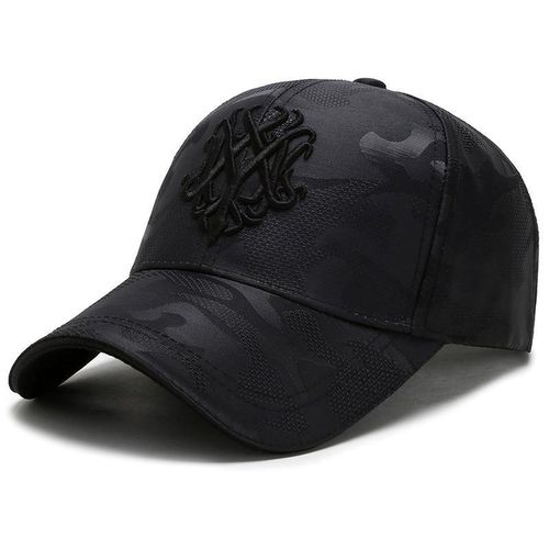 Chapeaux De Baseball Imprimés En Noir Brodés Ajustables Pour Printemps Et Automnes Casquettes Extérieures Décontractées Casquette