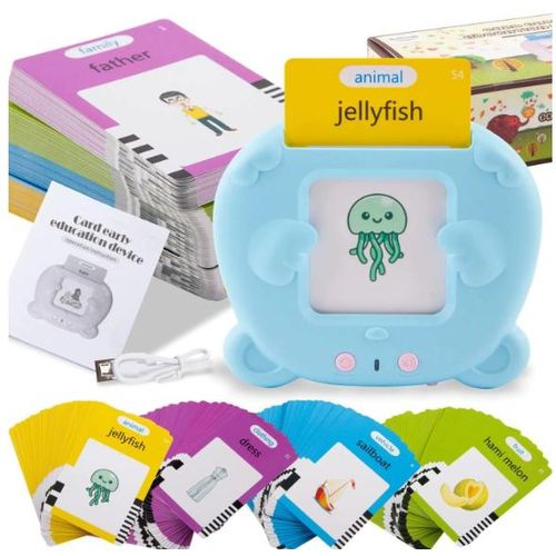 Jouets rechargeables 224 mots de vue Cartes flash parlantes pour bébés Machine d'apprentissage pour bébés Cartes flash parlantes pour enfants Jouet Montessori Jouets éducatifs pour la maternelle Jouets éducatifs précoce