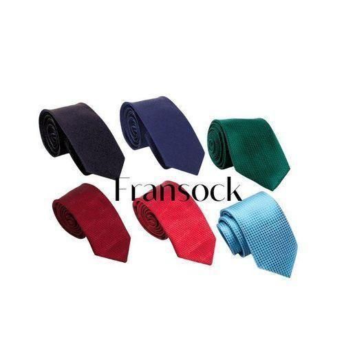 Lot De 6 Cravates Élégantes - Noir, Bleu, Vert, Rouge, Turquoise, Bordeaux