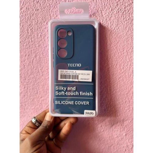 Coque En Silicone Spark 40 Pro Plus + Antichoc - Bleu