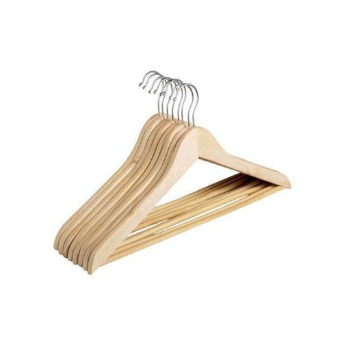 Lot de 03 Cintres en Bois - Marron