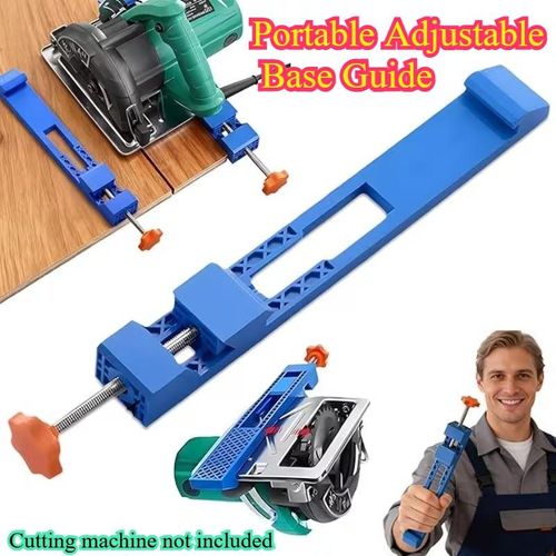 rail de base réglable pour machine de découpe, dispositif de fraisage pour le travail du bois