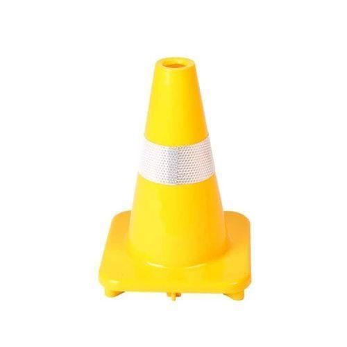 Cône De Signalisation Routière Réfléchissant Sécurité et Visibilité Jaune